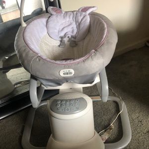Soother Baby Swing with Removable Rocker